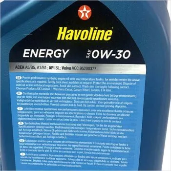 Havoline Energy ow-30