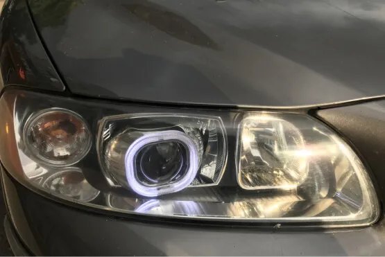 Установка линз на автомобили Volvo - Установка лінз на автомобілі Volvo